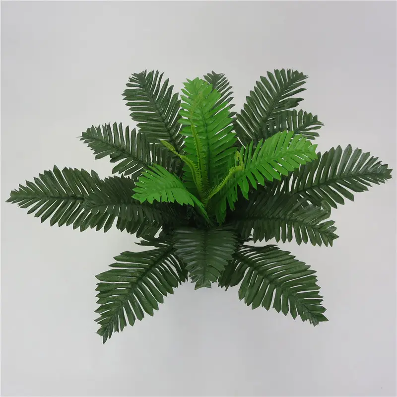 New Arrival Wholesale Supplies 18 heads Artificial Boston Fern for decoration