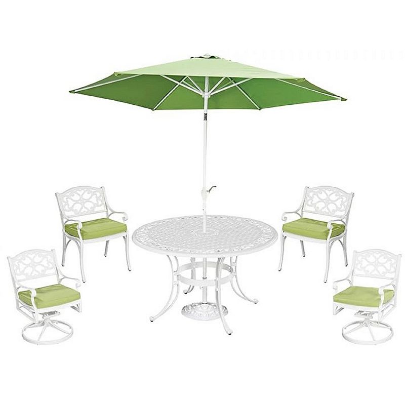 homestyles Weather Resistant Patio Chair and Dining Table 6-piece Set