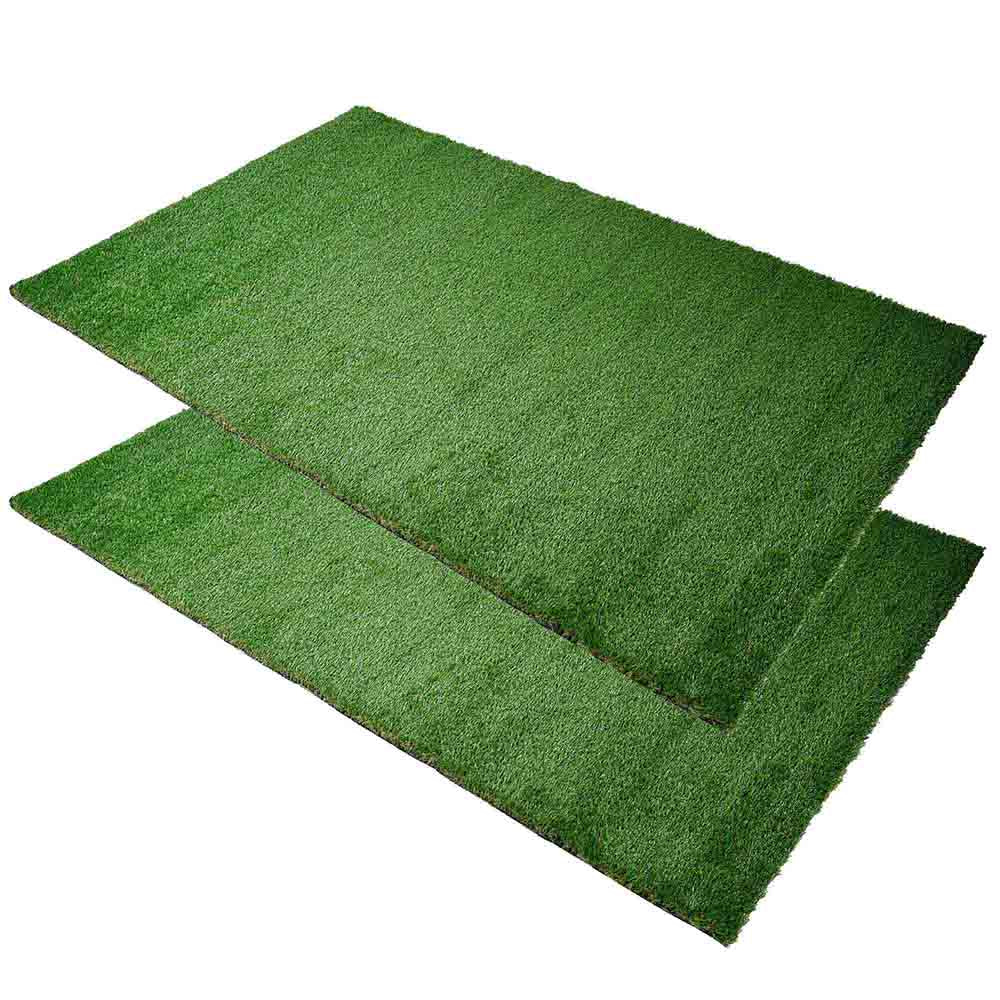 Yescom Artificial Grass Turf Fake Carpet Mat Drainage Patio 8'x6 3/5'