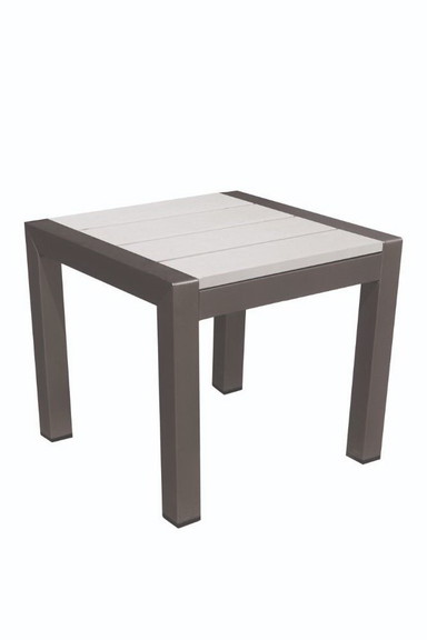 Benzara BM172082 Outdoor Side Table  White