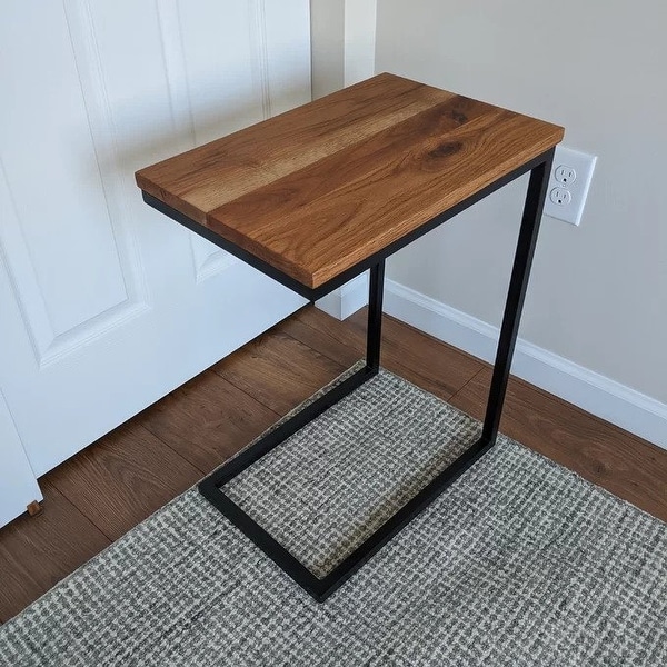 Modrest Turner Aged Oak Side Table