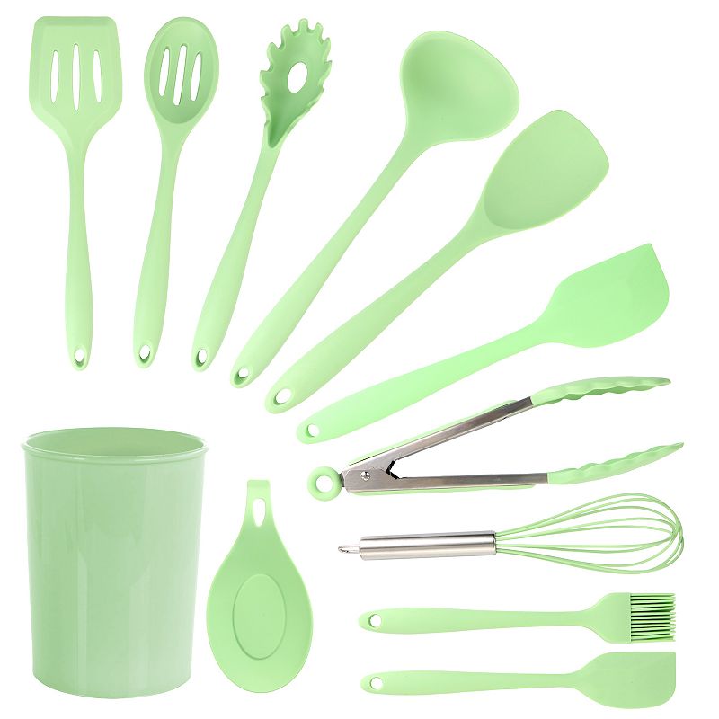 MegaChef Pro Silicone Cooking Utensils， Set of 12