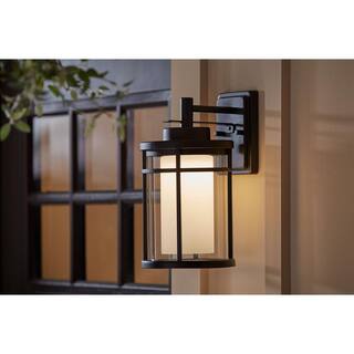 Home Decorators Collection Black Outdoor LED Wall Lantern Sconce DW7178BK