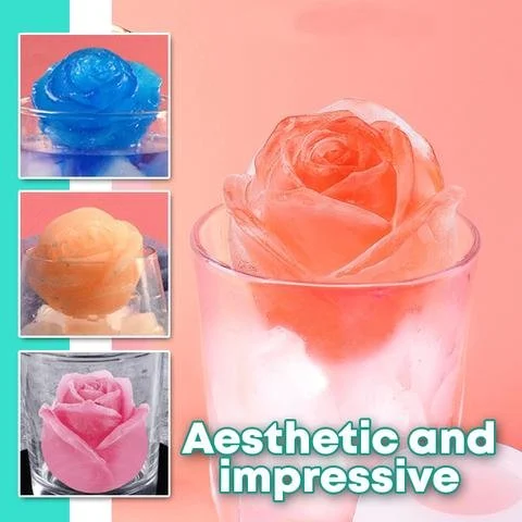 🔥BIG SALE - 49% OFF🔥🔥 - 3D Rose Shape Ice Cube Mold