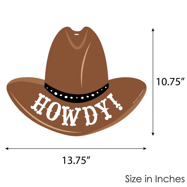 Big Dot Of Happiness Western Hoedown Hanging Porch Wild West Cowboy Party Outdoor Decorations Front Door Decor 1 Piece Sign