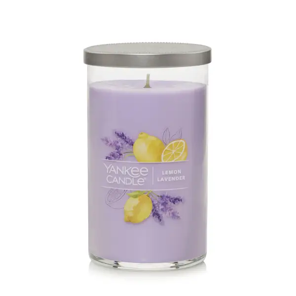 Yankee Candle Lemon Lavender Signature Medium Pillar Candle