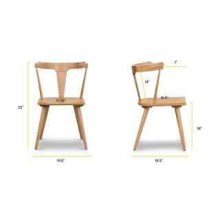 Poly and Bark Enzo Dining Chair in Oak DI-A1071-OAK