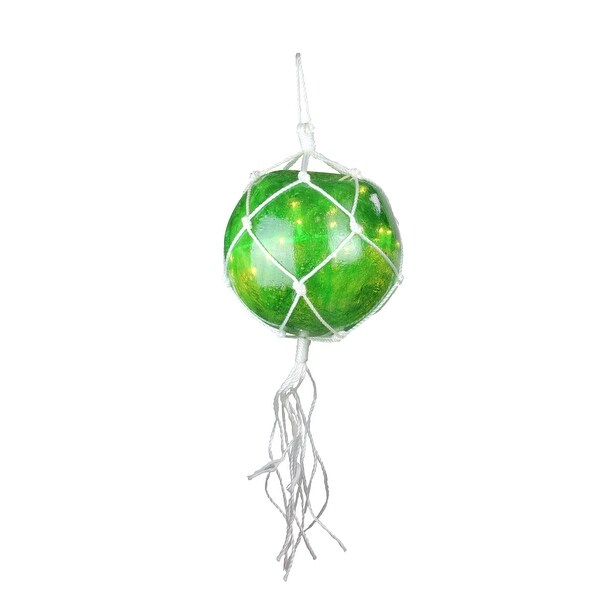 35Count Green Roped Mini Ball Outdoor Christmas Decor