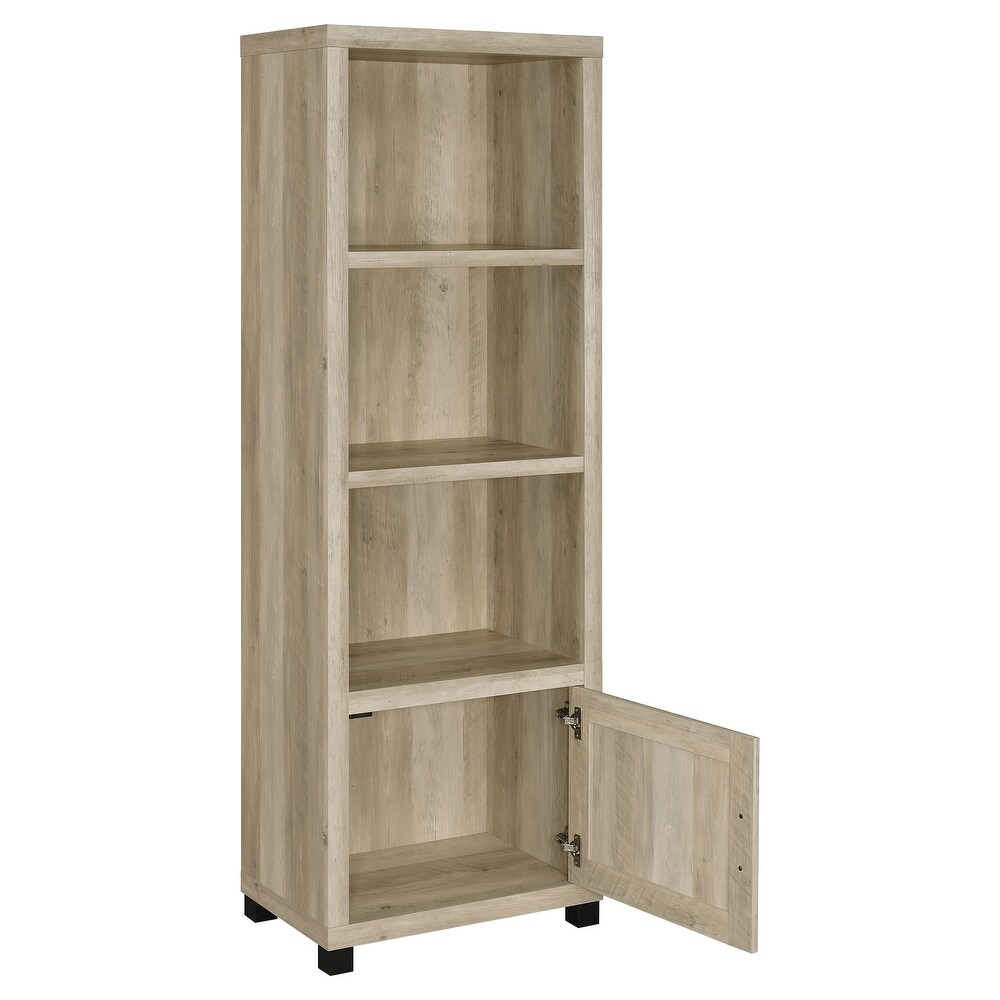 Trenton 3 Shelf Bookcase With Storage Cabinet