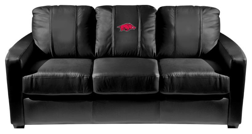 Arkansas Razorbacks Stationary Sofa Commercial Grade Fabric   Contemporary   Sofas   by DreamSeats LLC  Houzz