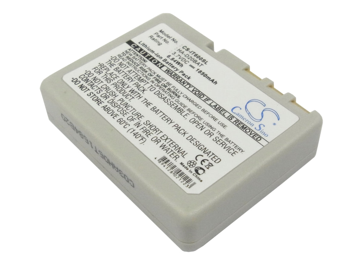 Casio IT300 IT600 IT800 IT800RGC65D I 1850mAh Replacement Battery BatteryClerkcom Barcode