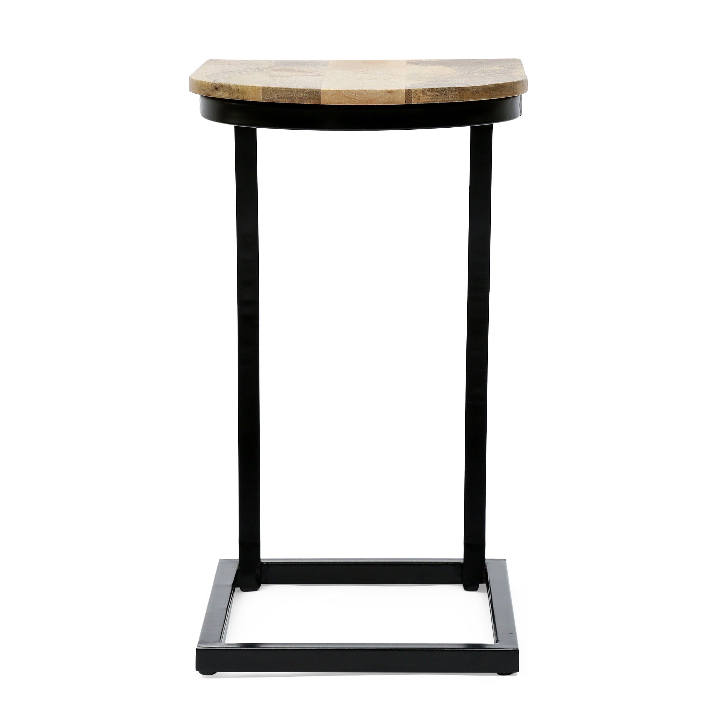 Maya Bay Handcrafted Boho C-Shaped End Table