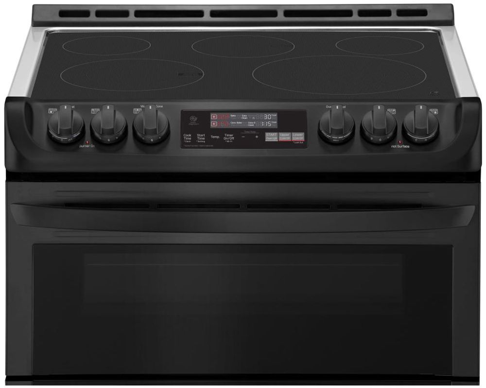 LG 7.3 Cu. Ft. Black Slide-In Double Electric Convection Range With ProBake Convection