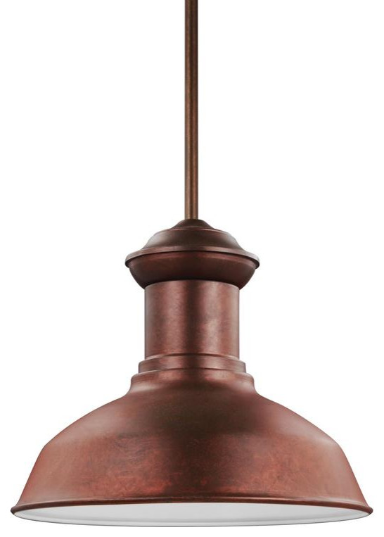 Sea Gull Lighting 1 Light Outdoor Pendant   Farmhouse   Outdoor Hanging Lights   by Buildcom  Houzz