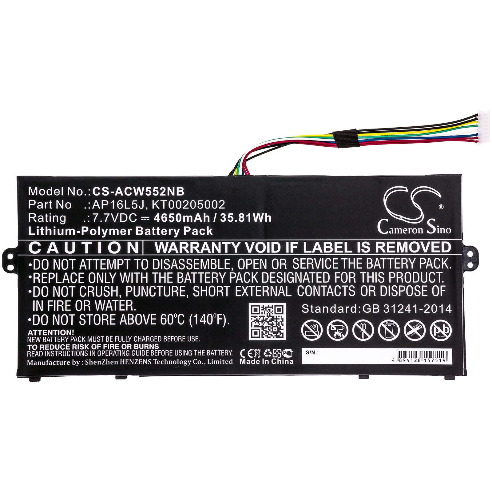 Acer KT00205002 NXGTMED008 NXGTMEF019 NXGTM Replacement Battery BatteryClerkcom Laptop and Notebook