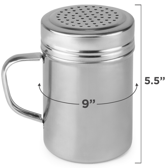 Brybelly Metal Dredge Shaker with Stainless Steel ...