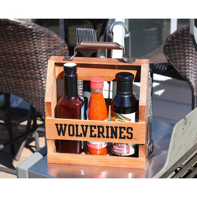 Michigan Wolverines BBQ Caddy