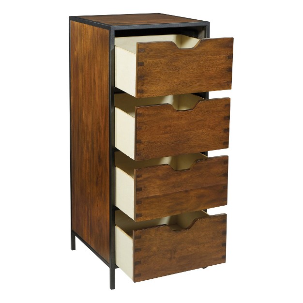 Clermont Office Cabinet Walnut Osp Home Furnishings