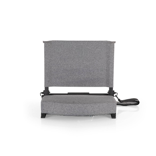 Picnic Time Gridiron Stadium Seat Heathered Gray