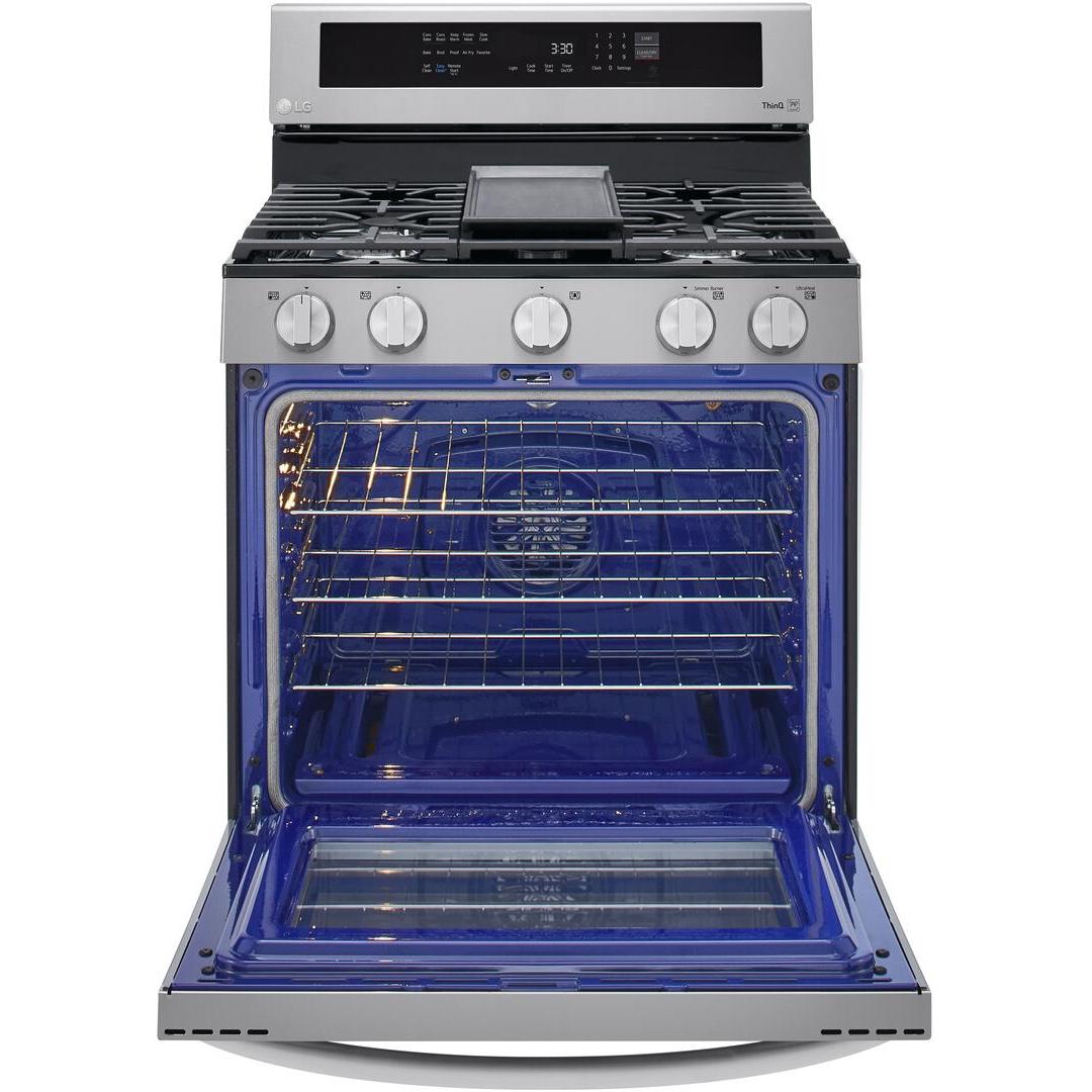 LG 30-inch Freestanding Gas Range with True Convection Technology LRGL5825F