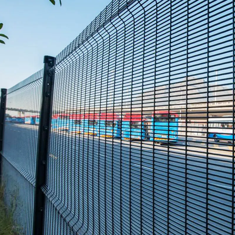 Chinese factory supply high density clear vu security welded steel wire 358 anti climb wire mesh fence panels for South Africa