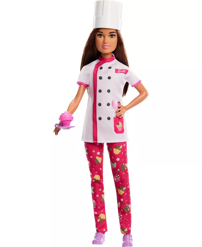 Barbie Doll and Accessories  Career Pastry Chef Doll