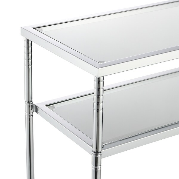 Silver Orchid Dynasty Console Table