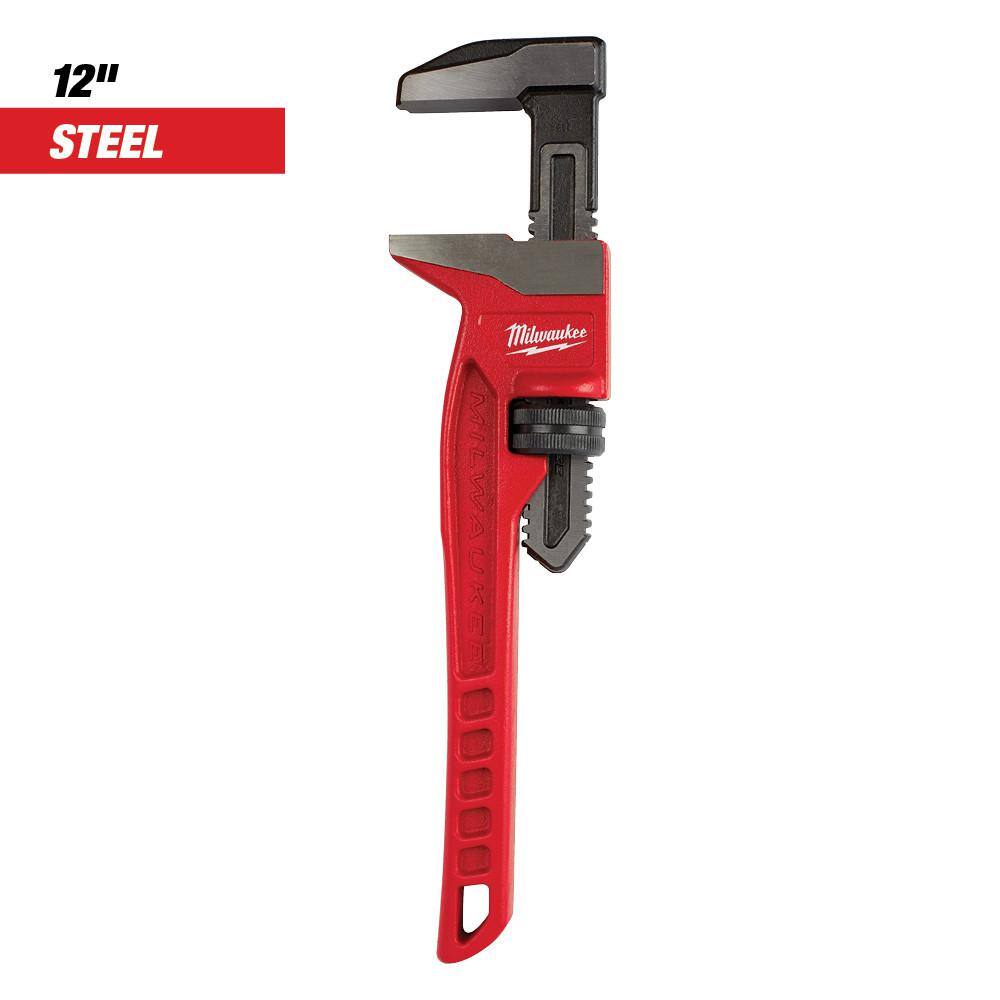 MW 12 in. Smooth Jaw Pipe Wrench 48-22-7186