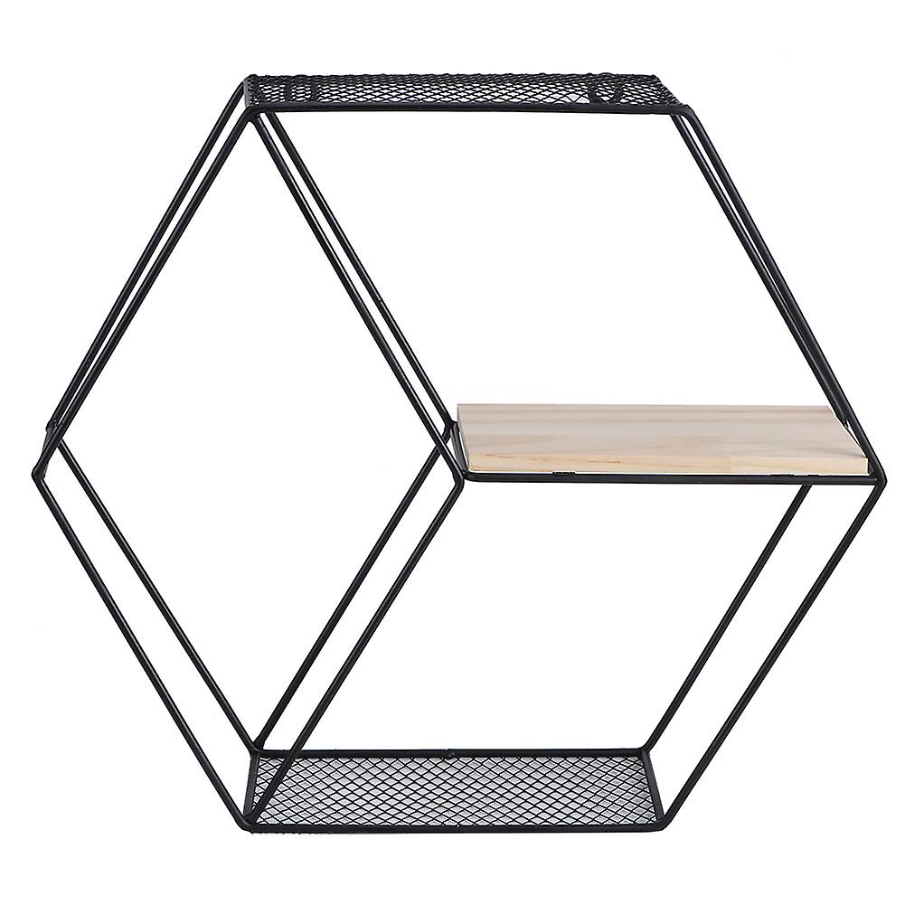 Nordic Style Floating Wall Storage Shelf Living Room Display Rack Home Decorationblack