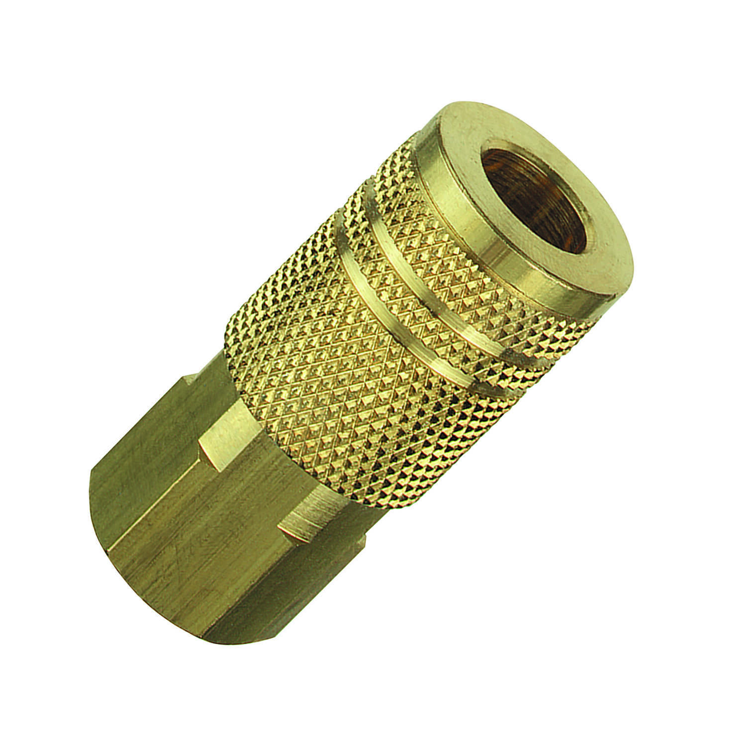 Amflo Brass 1/4 in. I/M Style Coupler 3/8 in. Female 1 pc