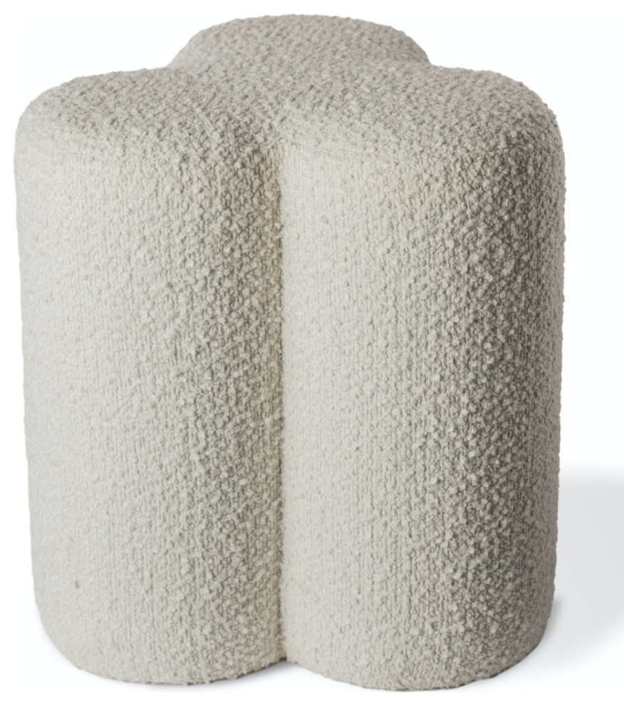 Beige Clover Stool  Pols Potten Clover   Contemporary   Accent And Garden Stools   by Luxury Furnitures  Houzz