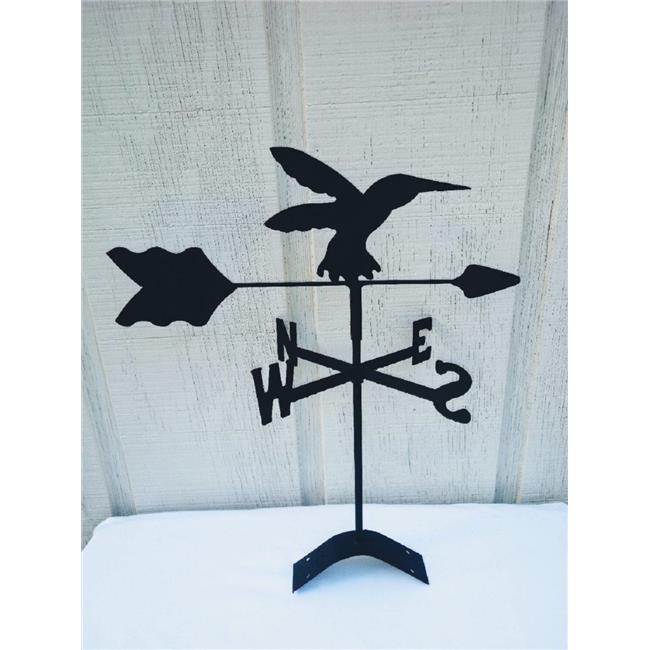 The Lazy Scroll hummingbirdroof Hummingbird Roof Mount Weathervane