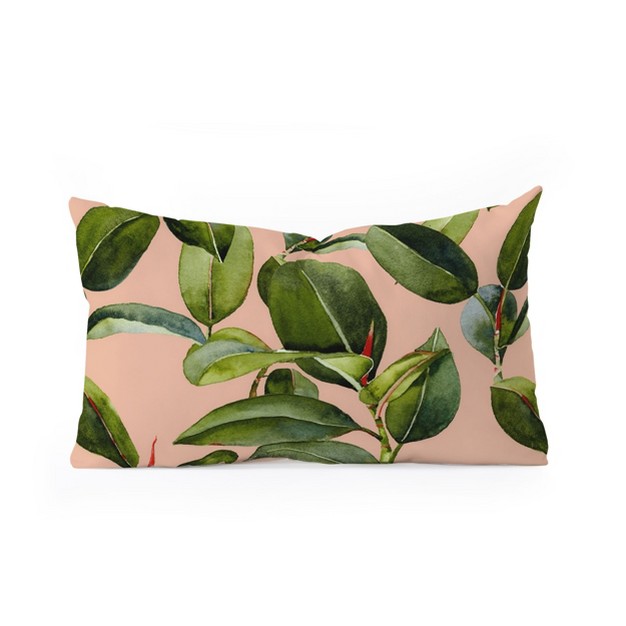 Marta Barragan Camarasa Botanical Collection 01 Oblong Throw Pillow Society6