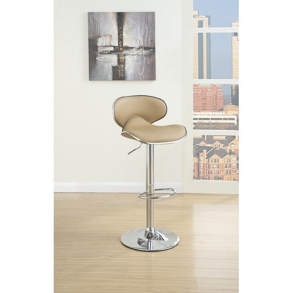 Faux Leather PVC Bar Stool Counter Height Chairs