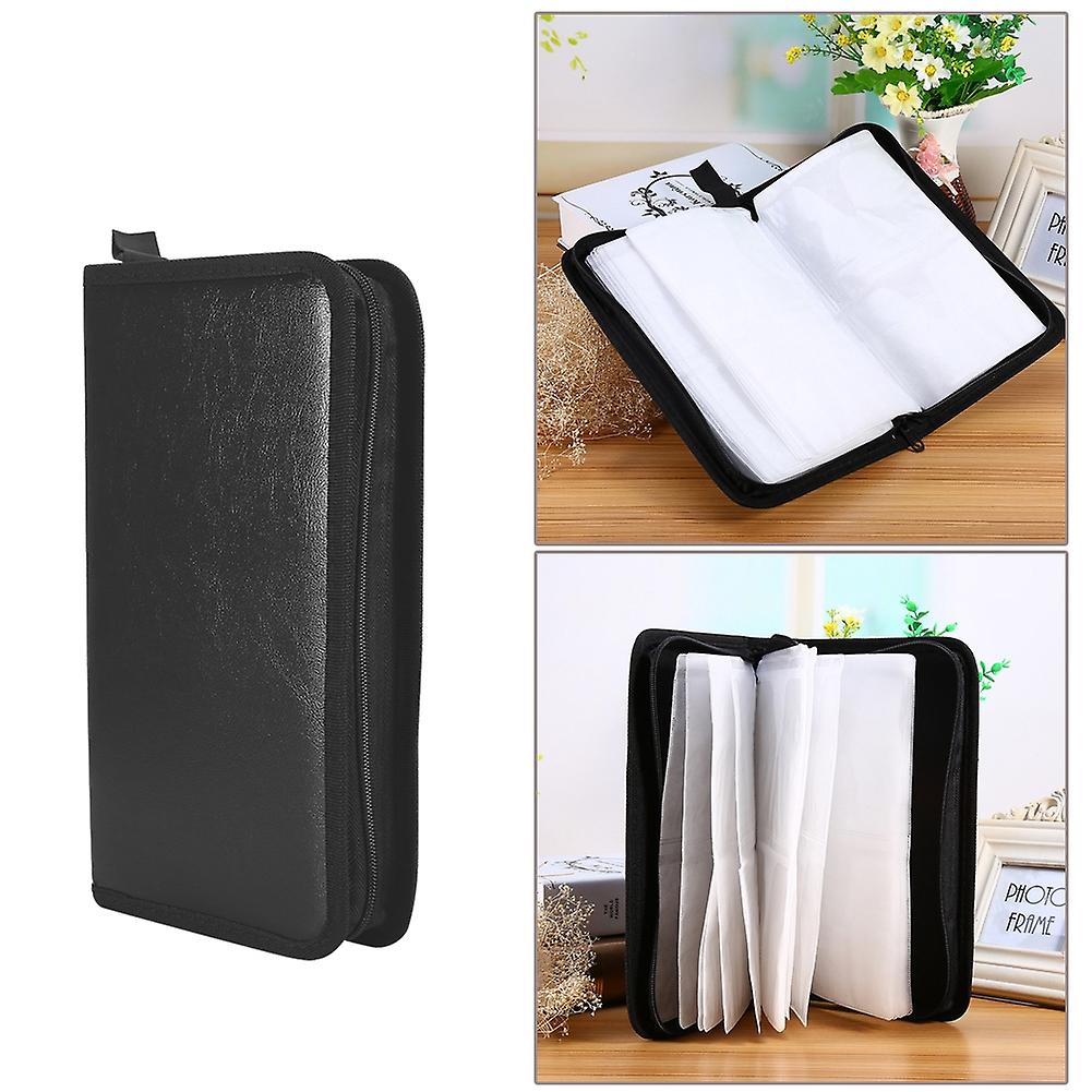 Faux Pu Leather 80 Disc Cd Dvd Holder Storage Cover Case Organizer Wallet Bag Album Bag