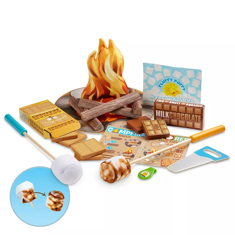 Melissa and Doug Let's Explore Campfire S'mores Play Set