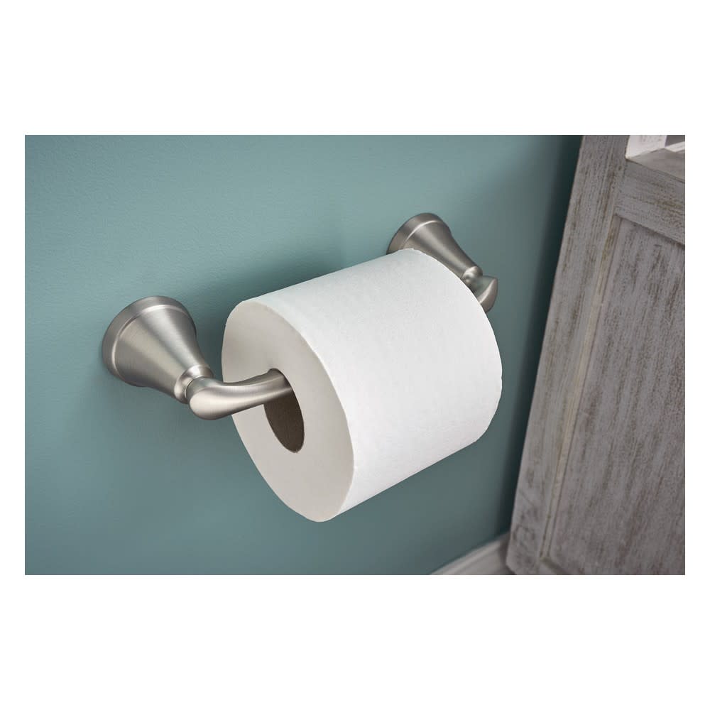 Moen Tiffin Toilet Paper Holder Brushed Nickel Pivoting