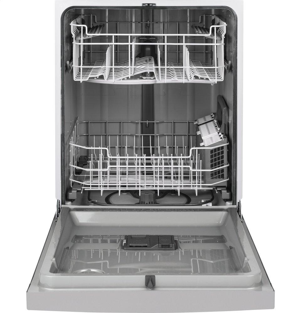 Ge Appliances GDF530PSMSS Ge® Front Control With Plastic Interior Dishwasher With Sanitize Cycle & Dry Boost