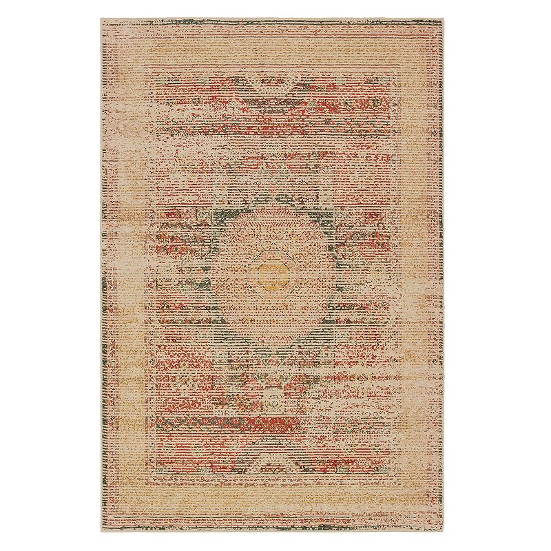 StyleHaven Telfair Distressed Medallion Rug