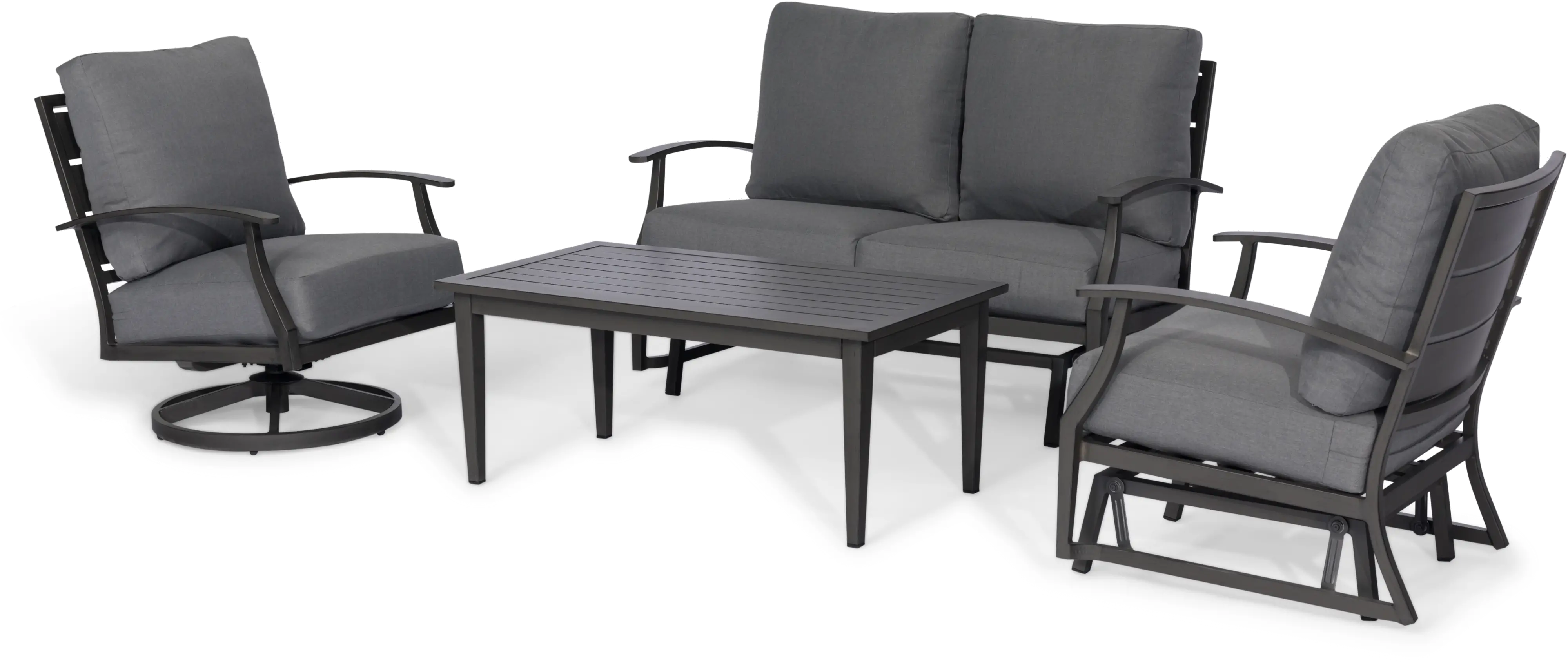 West Lake Gray Patio Glider Chair