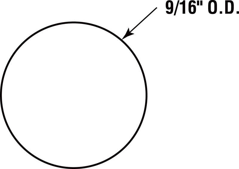 Prime-Line Round Plastic Screw Hole Cover 9/16 in. D X 0.3 in. L 53 pk White