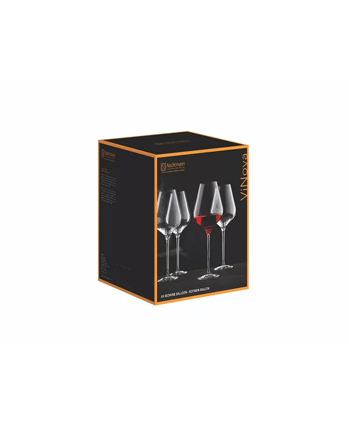 Nachtmann ViNova Red Wine Balloon Glass Set of 4