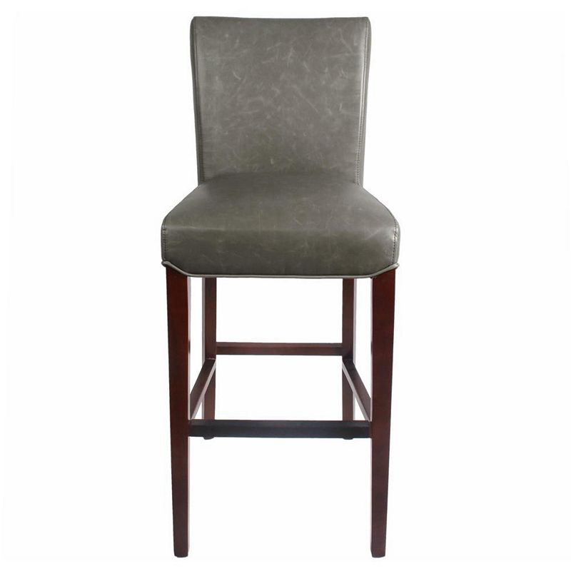 New Pacific Direct Milton Bonded Leather Bar Stool