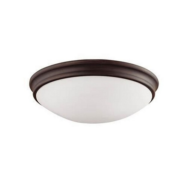 Millennium Lighting 1 Light Flush Mount Rubbed Bronze