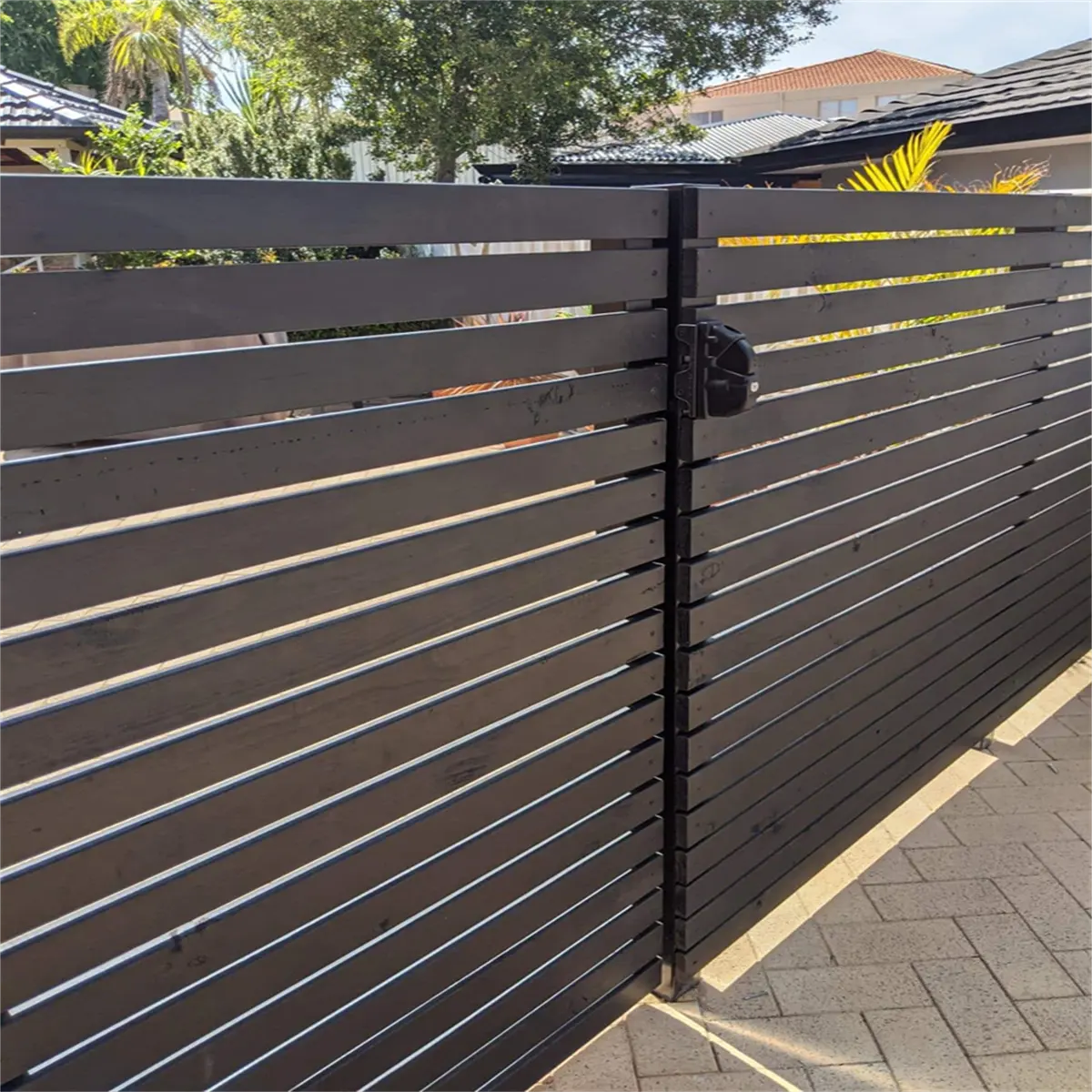 Metal fence panel aluminum out door fence