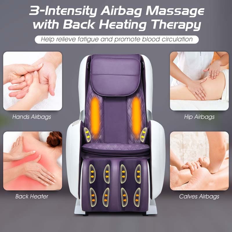 SL Track Zero Gravity Massage Chair Full Body Massage Recliner with Pop-up Hand Massager