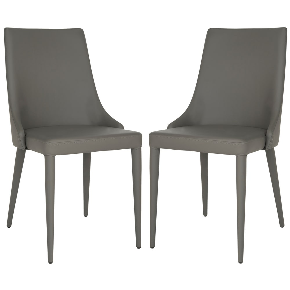 SAFAVIEH Modern Grey Dining Chairs (Set of 2)   23.6\