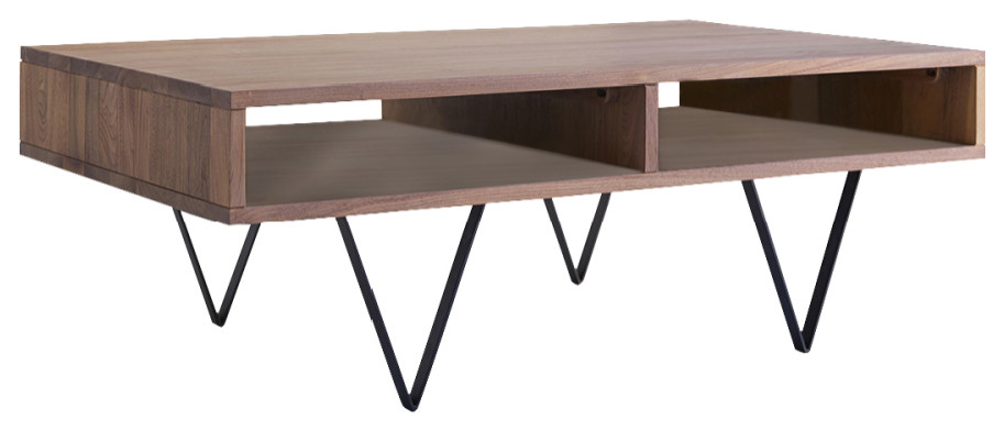 Solid Walnut Coffee Table  Tikamoon Metric   Midcentury   Coffee Tables   by Oroa   Distinctive Furniture  Houzz