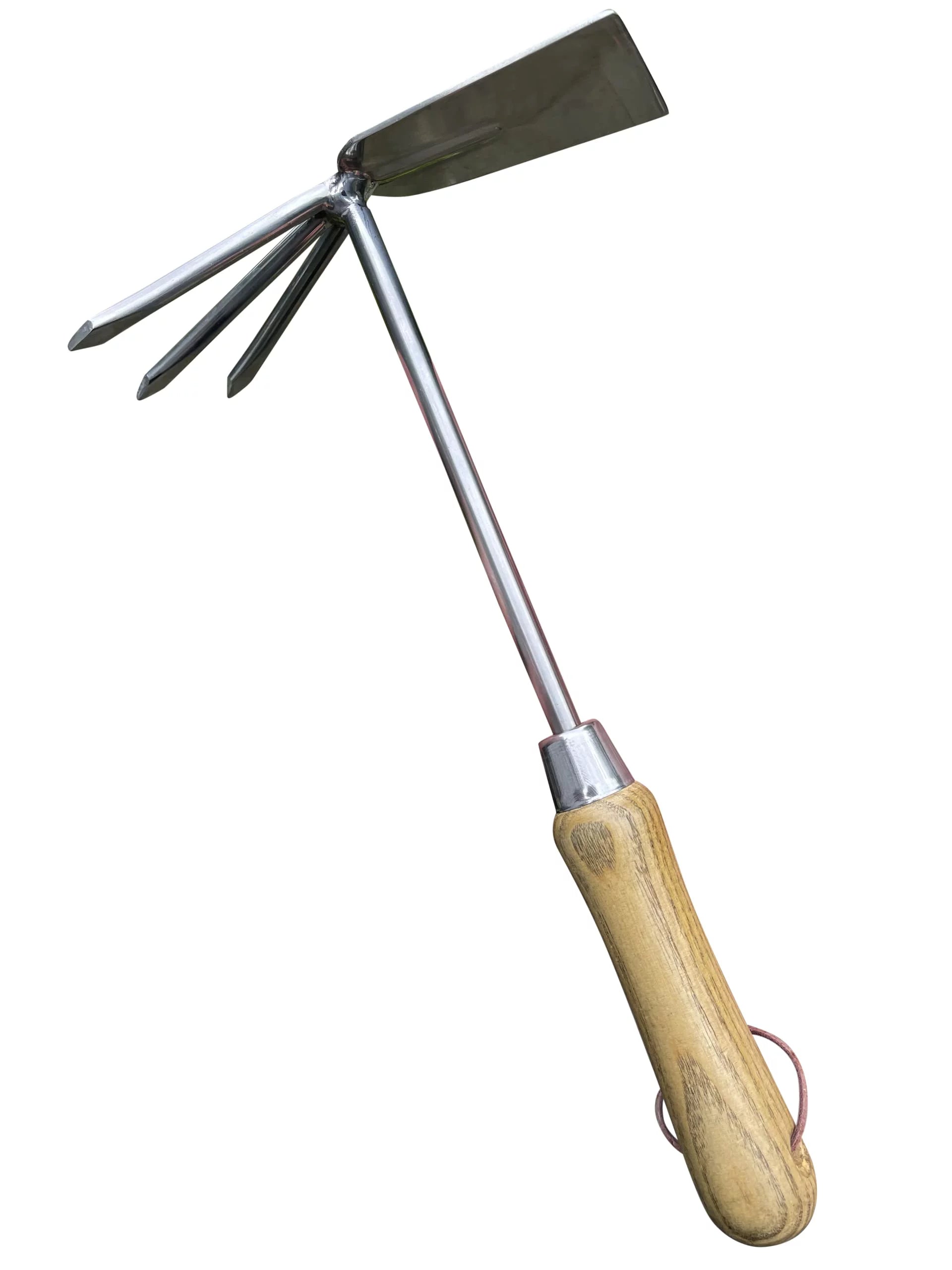 Garden Guru Hand Cultivator Hoe Tiller Tool - Stainless Steel, Rust Resistant, Ergonomic Handle, Garden hoe cultivator combo (4 Pack)