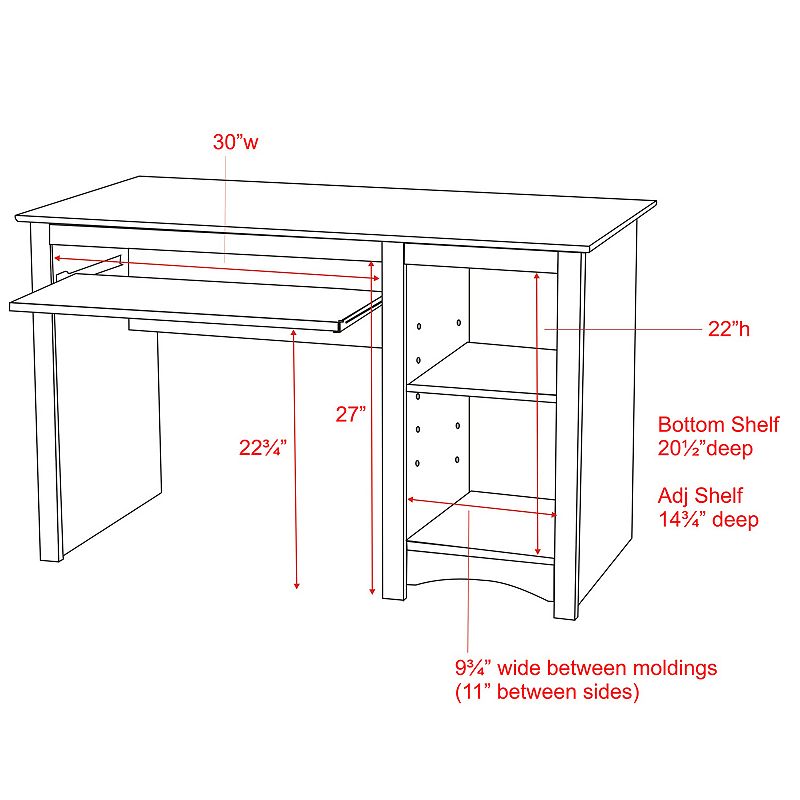 Prepac Computer Desk